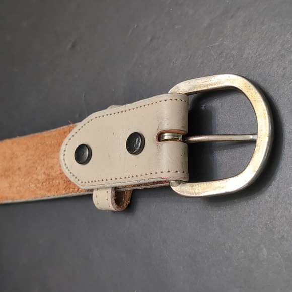 Brushy Creak ,Full Grain Cowhide Leather Women's Belt with Aztec Pattern,Size 34 - Picture 8 of 13